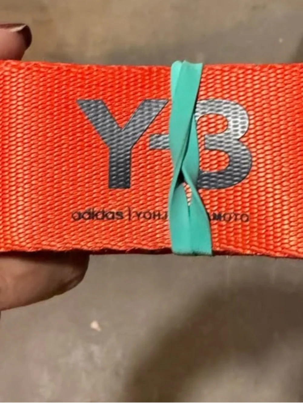 adidas Y-3 Orange Belt